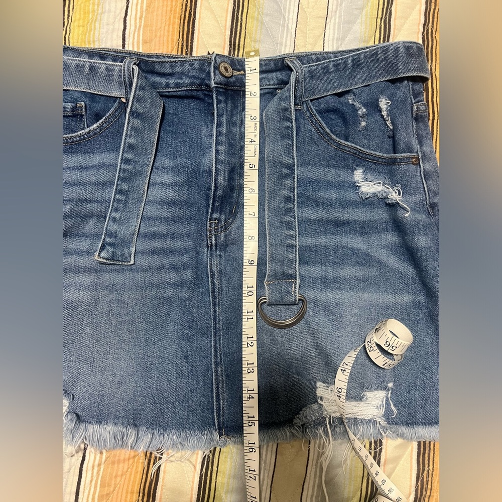 KanCan ladies mini denim skirt